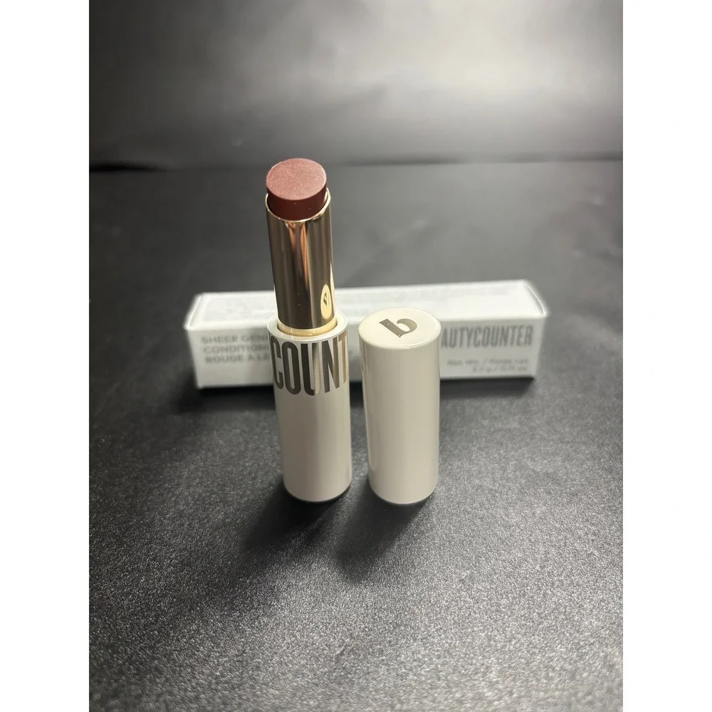 Beautycounter Sheer Genius Conditioning Lipstick Raisin 3.2g‎ New in Box